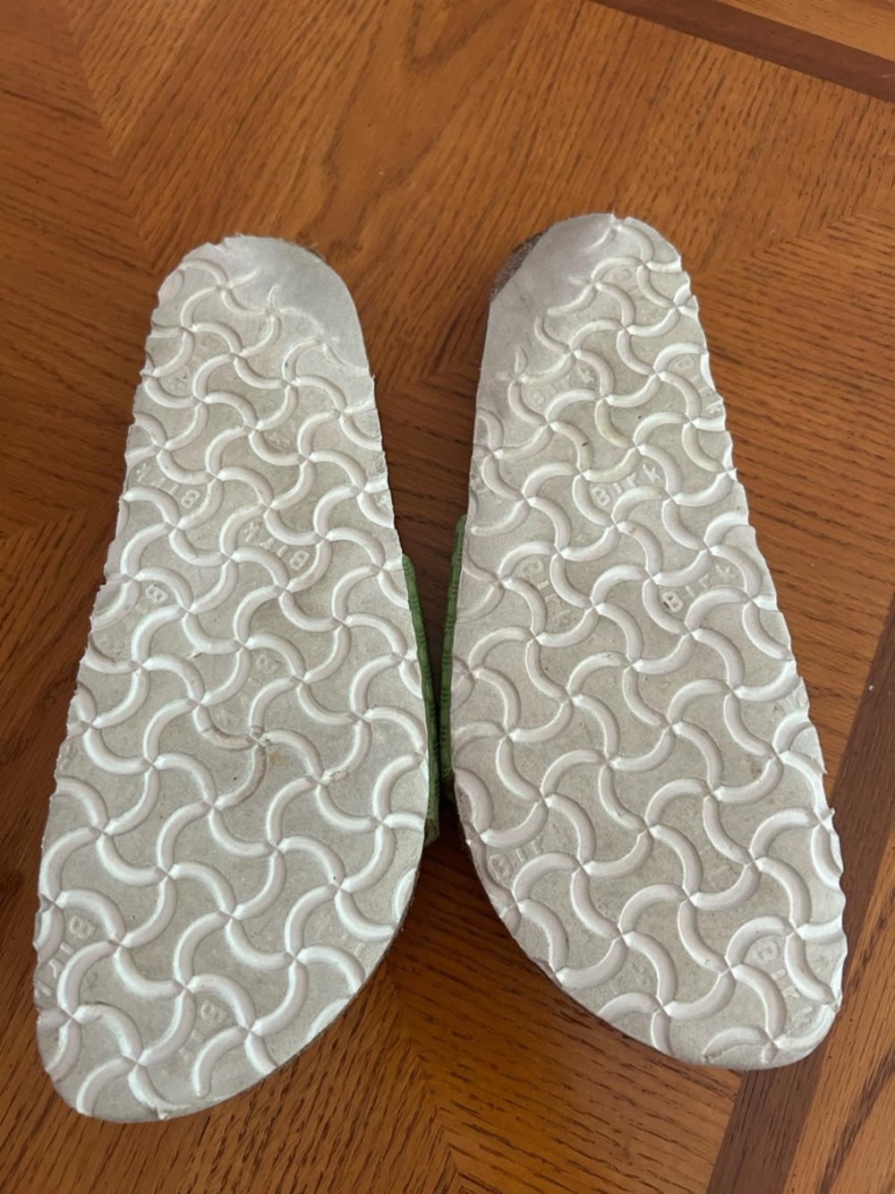 Birkenstock Lime Green Sandals - Picture 3 of 5